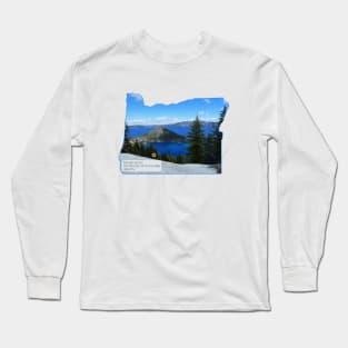 Crater Lake Oregon Long Sleeve T-Shirt